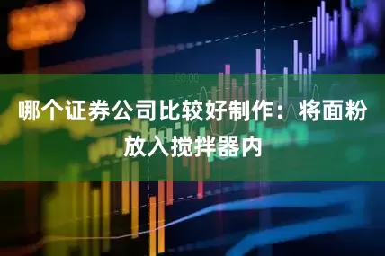 哪个证券公司比较好制作：将面粉放入搅拌器内